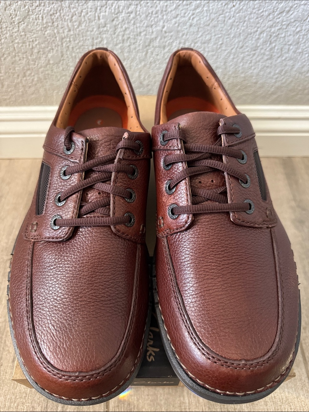 Clarks Unnature Time, Men's Derby Lace-Up Shoes. Size 11.5W. New in box